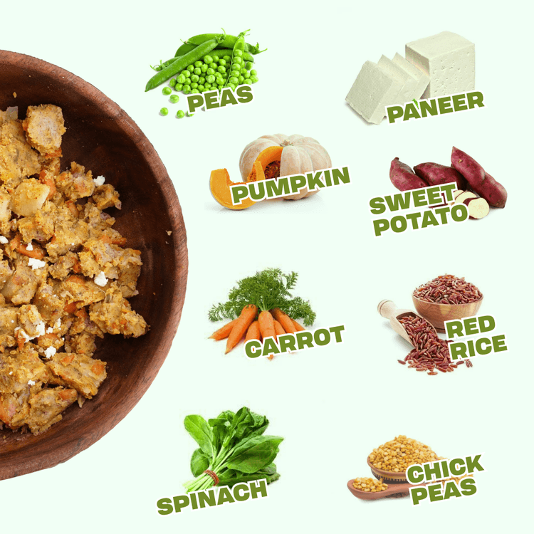 Chill Paneer - Convenient, tasty, human grade, balanced and Vet Recommended Chicken Dog food for pets 