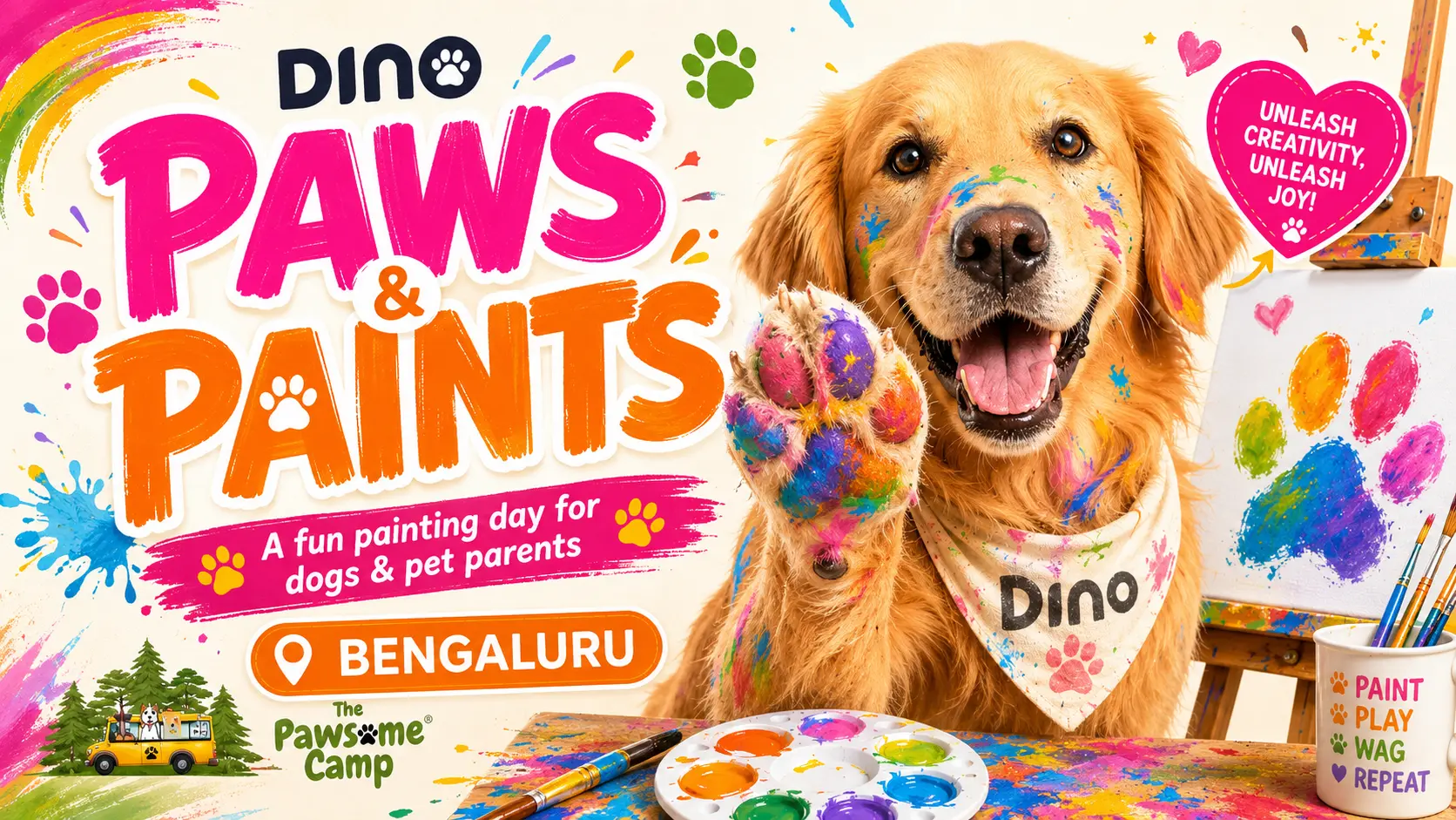 Dino Paws & Paint Bengaluru Edition