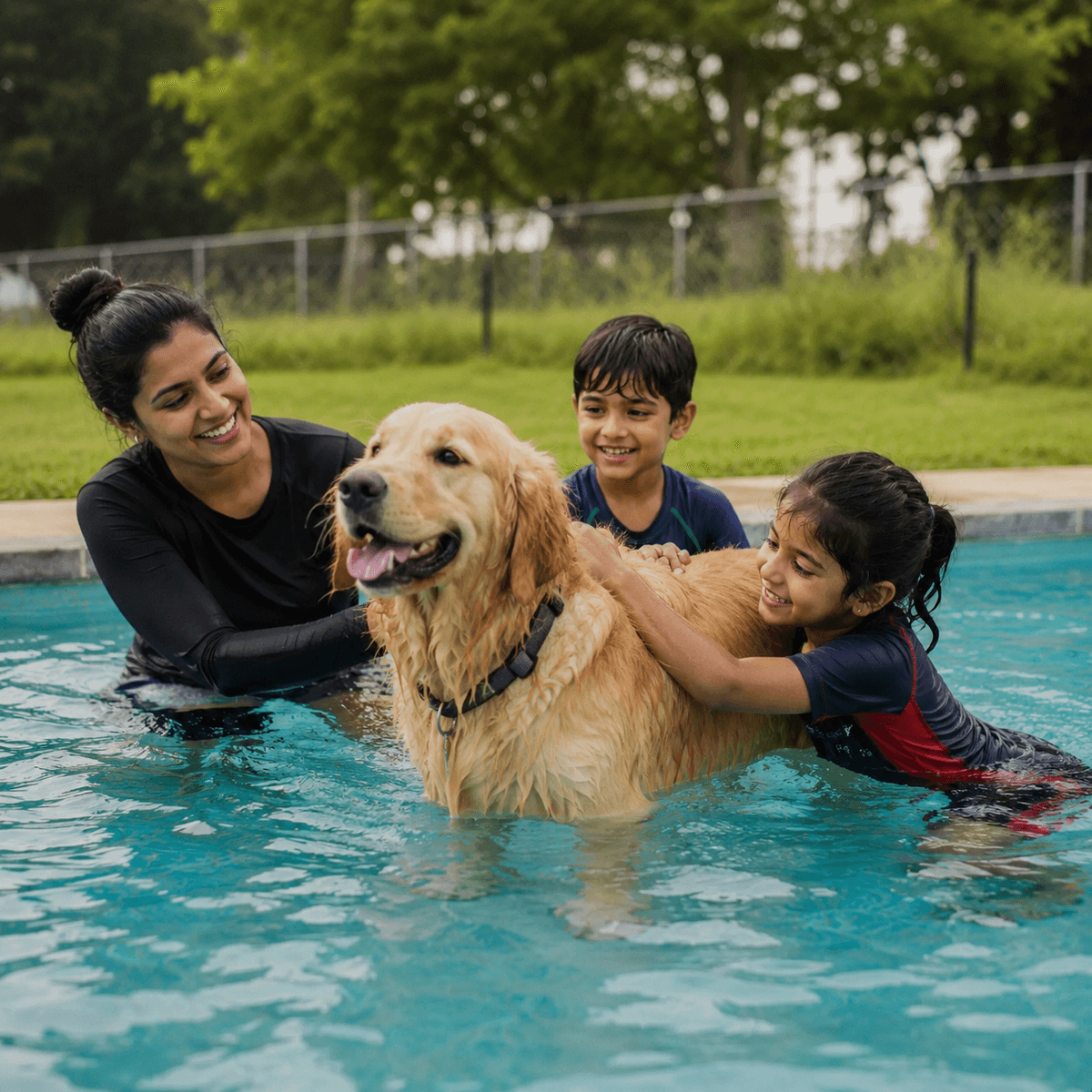Pool Time for Dogs